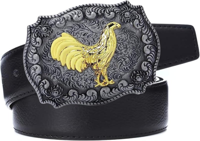 WMG Western Belt Buckles for men women - Rooster Belt Buckle - Rodeo Cowboy Belt Buckle - Fits Up to 2 Inch Belts - Image 4